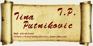Tina Putniković vizit kartica